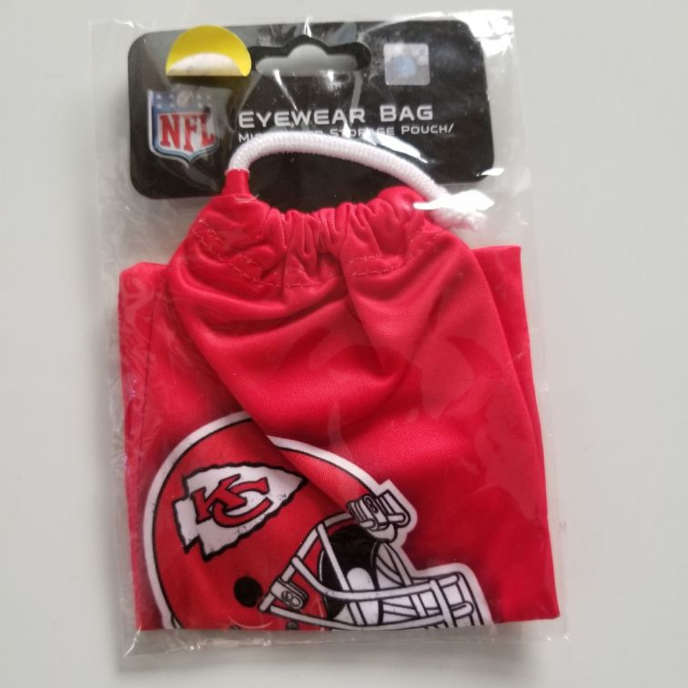 Kansas City Chiefs eyeglass bag